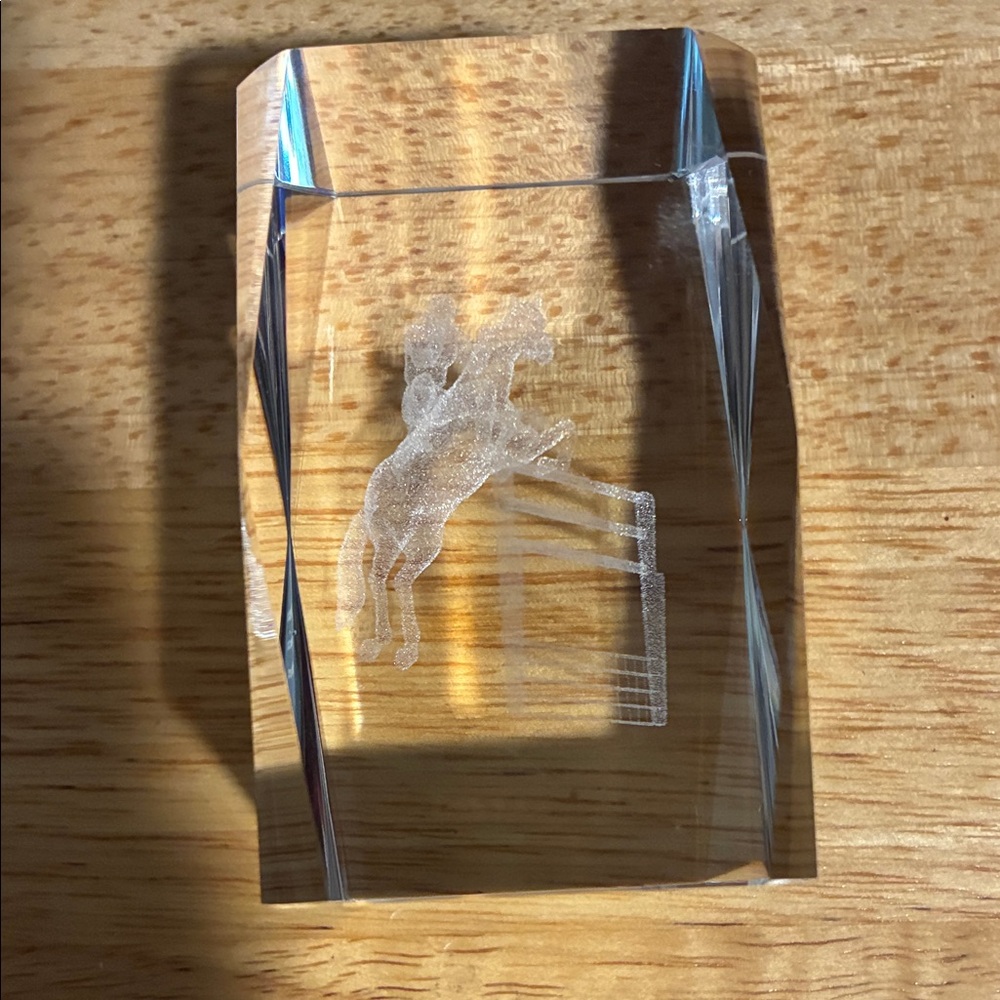 Elegant Glass Horse Figurine